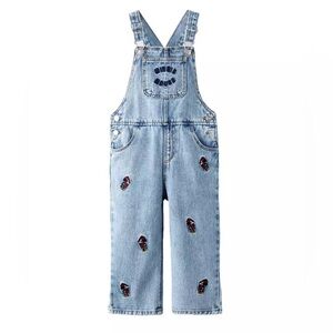 Zara Kids Blue Denim Overalls